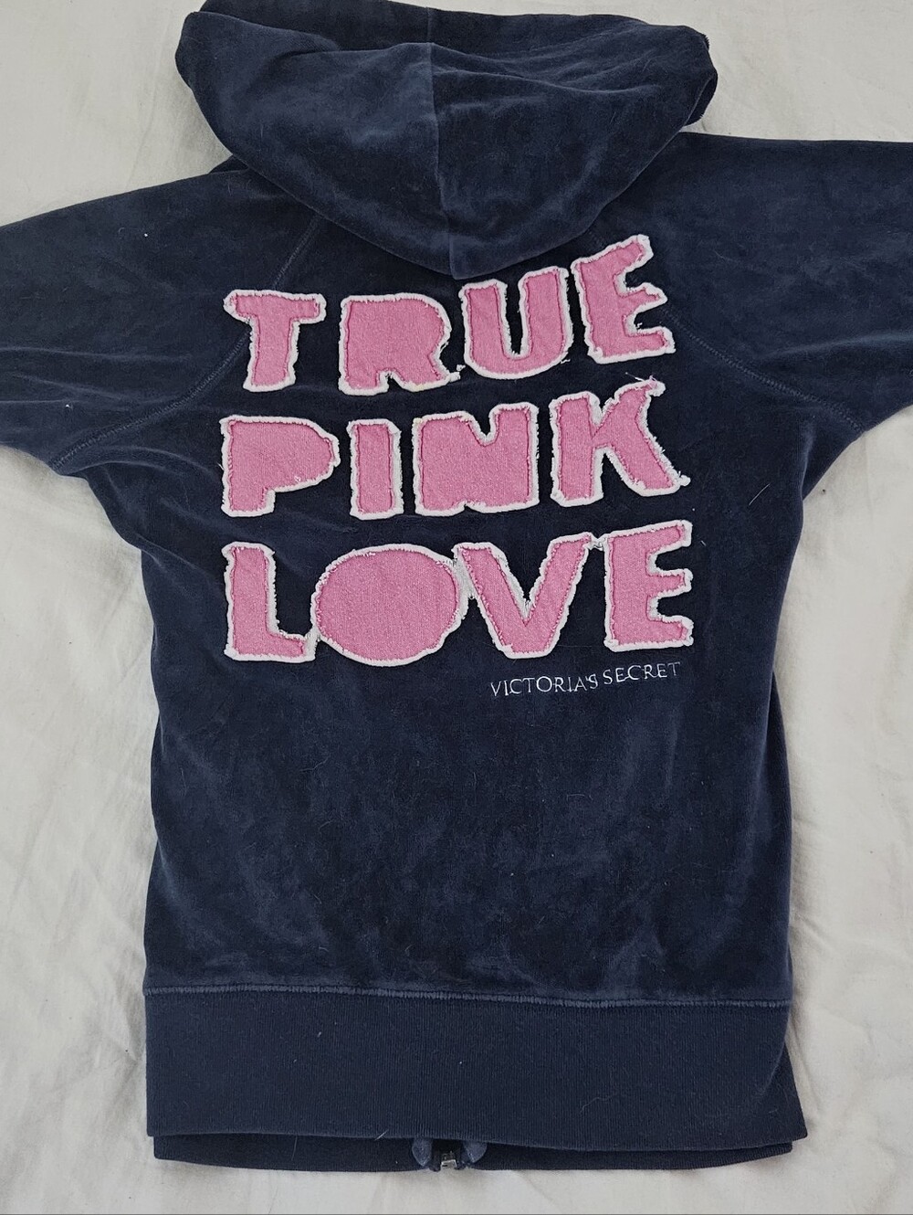 Y2k Victoria's Secret Navy Zip Up